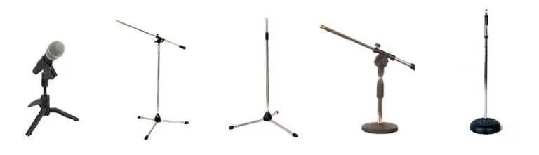 microphone stand types for recording vocals at home