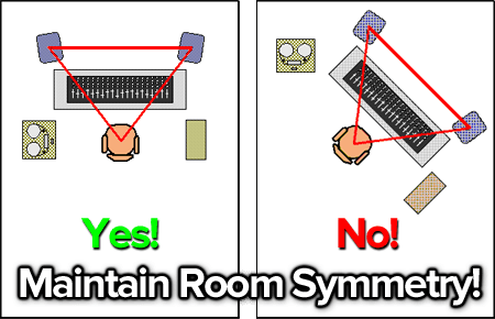 maintain room symmetry