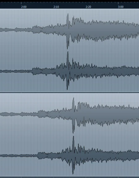 misaligned audio tracks is a huge audio mixing blunder