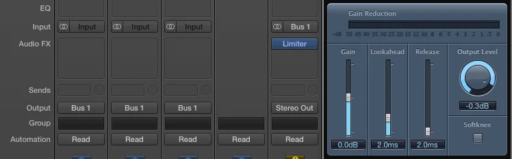 multitrack and limiter settings view help ensure your matching song levels aren't peaking, clipping, and distorting