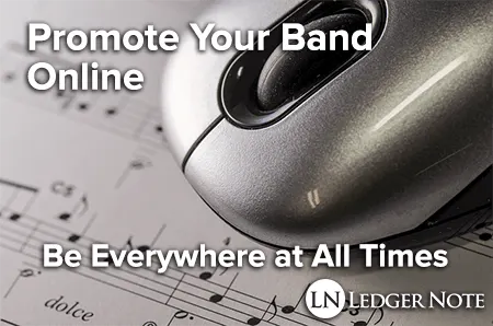 promote your music brand and band online