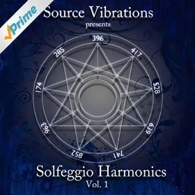 solfeggio harmonics album cover by source vibrations