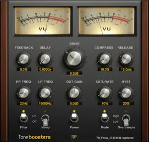 toneboosters ferox saturation plugin