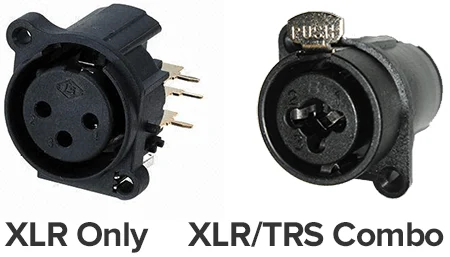 interface inputs XLR TRS