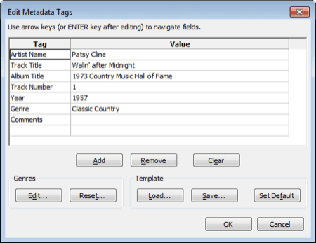 music metadata before distribution