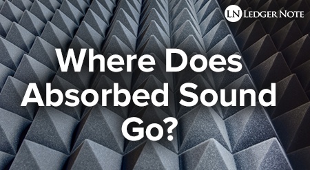 where does absorbed sound go