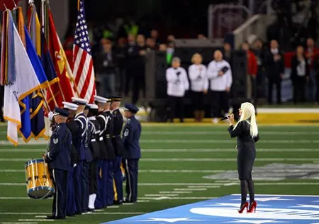 christina aguilera super bowl star spangled banner