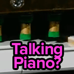 human speech from a piano