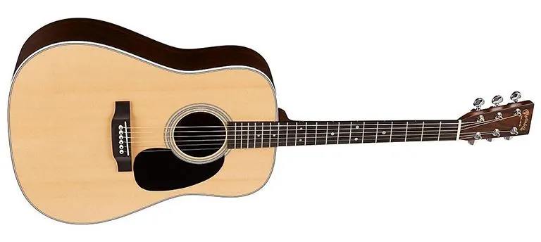 Different styles store of acoustic guitars