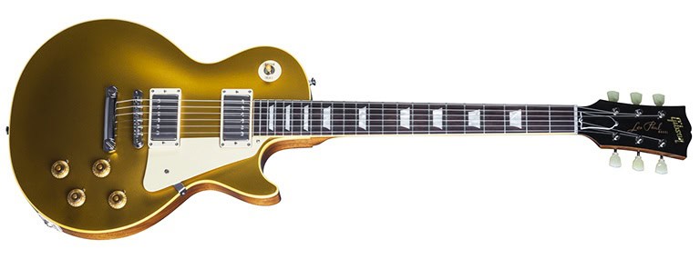 gold top gibson les paul electric guitar