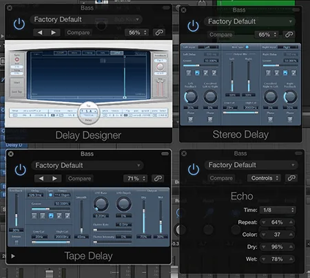 logic pro delay effect plugins