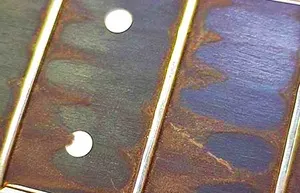dirty guitar fretboard in need of cleaning