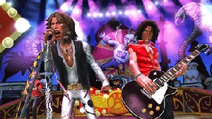 Aerosmith characters on Guitar Hero