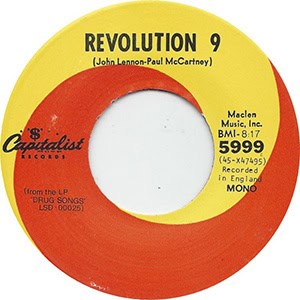 the beatles revolution 9 record sticker