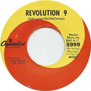 the beatles revolution 9 record sticker