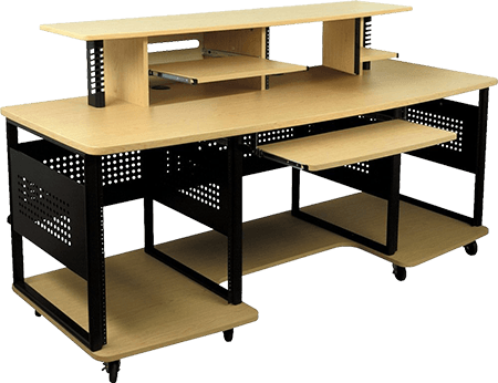 Diy Studio Desk Plans Custom Fit For, Home Studio Desk Size