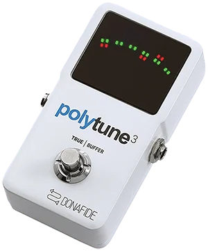 tc electronic polytune 3 polyphonic tuner - perhaps the most useful types of guitar pedals ever invented
