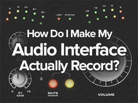 how to set up an audio interface