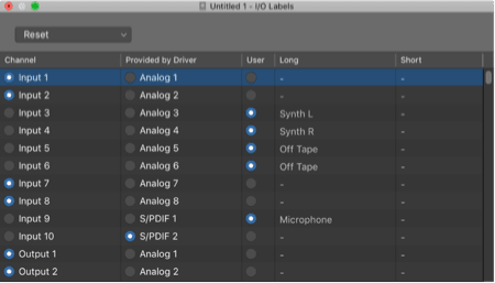 logic pro input naming