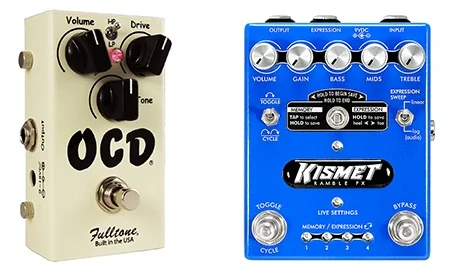 simple versus complex overdrive pedals