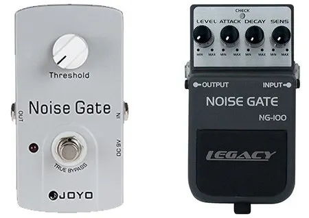 simple versus complex noise gate pedals
