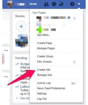 Manage Ads on Facebook