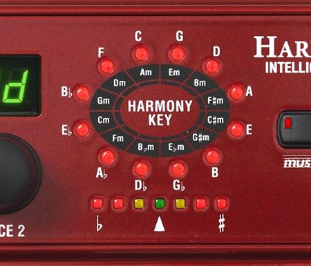 smart harmonizer pedal locks into musical key