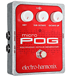 Electro Harmonix Micro POG Polyphonic Octave Generator Guitar Effects Pedal