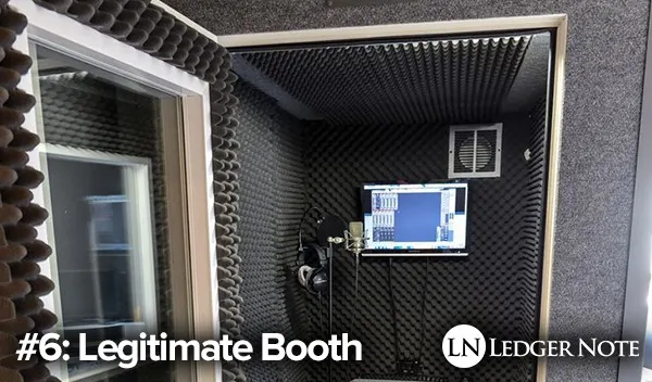homemade sound booth