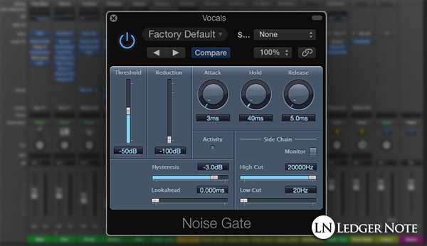 a noise gate in mastering can save a lot of automation time