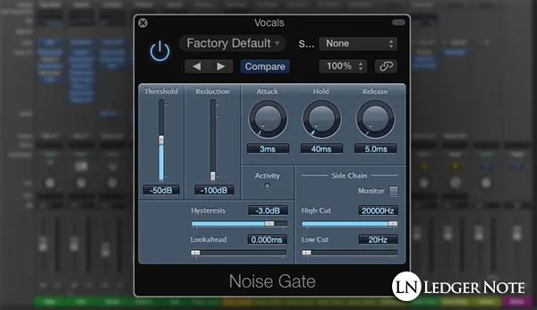 a noise gate in mastering can save a lot of automation time