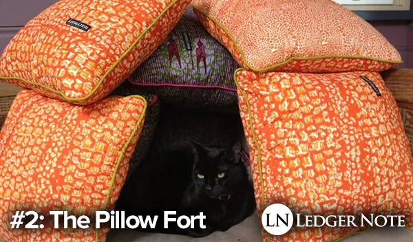 pillow fort diy recording booth
