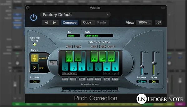 vocal mixing tips 3 - apply pitch correction