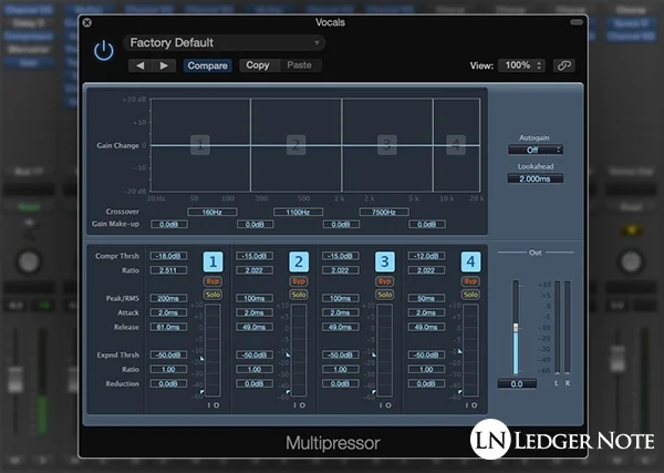 logic pro multiband compression