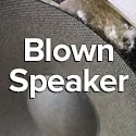 blown out speaker