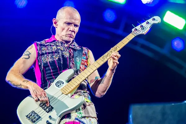The bassist Flea of the Red Hot Chili Peppers has proven time and again that he is one of the best bass guitar players of all time