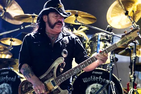 Lemmy is one of the most famous bassists ever due to his skill on the instrument and his personality and outfits