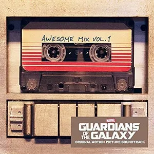 The Guardians of the Galaxy movie soundtrack is a juxtaposition of older classic songs among a futuristic science fiction backdrop