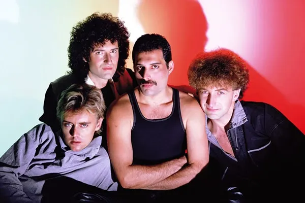 Queen picture with Freddie Mercury in the middle