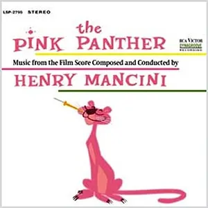 The Pink Panther score by Henry Mancini is one of the best movie scores of all time. It's main theme is easily one of the most recognizable songs ever.